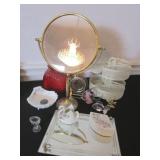 Vanity Mirror, Seiko Quartz Clock, Eye Rinse Cup,