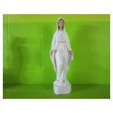 Virgin Mary Figurine 12.5"  "Hand Painted"