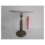 Marble & Brass Accent Table 18" x 15"
