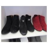 3 Pair Ankle Boots Size 8
