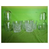 4 Water Glasses & 2 Tumble Ups