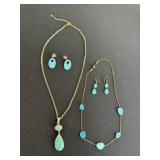 4 Pc Set Necklace and Earrings