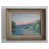 Texas Bluebonnet Painting by Hill Country Artist