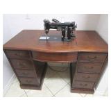 Vintage Necchi BU Sewing Machine Desk Top