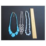 3 Ladies Necklaces
