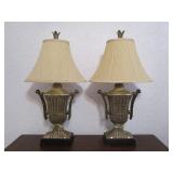 Neoclassical Urn Design Lamps  - 31" h