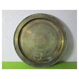 Lg Brass Platter 32"