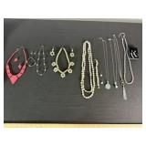 Group Lot of Necklaces & Earrings