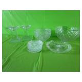 Crystal Bowls, Coasters & Candle Holders