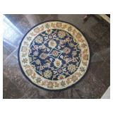 48" Rd Floral Medallion Area Rug