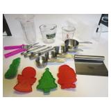 1 & 2 Cup Glass Anchor Hocking Measuring Cups,