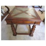 Matching Side Table 27" x 26" x 26"