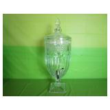 Heavy Glass Beverage Dispenser  21"