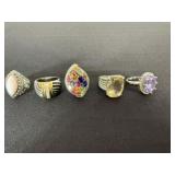 5 Colorful Fashion Rings