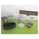 Apothecary, Candy Dish, Fruit Jars, Tin & More