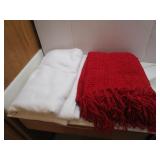 Red & White Blanket (lg)