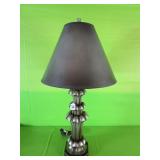 Fluted - Tier Column Table Lamp 33" "Tests Good"