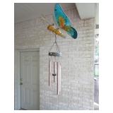 Butterfly Wind Chime, Hummingbird Shaped Hanging