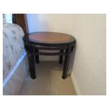 Oval Side Table  23" x 27" x 24"