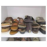 6 Pair Ladies Sandals 7 1/2 & 8