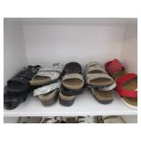 5 Pair Ladies Sandals  7 1/2 & 8