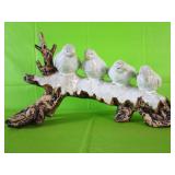 4 Birds on a Snowy Branch 9" x 13"