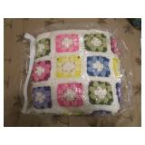 Hand Knitted Afghan / Couch Throw Blanket