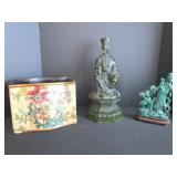 3 Pc Oriental Decor Tallest is 15"