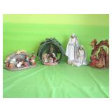 4 Nativity Scenes