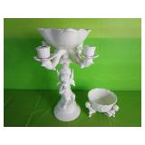 Vintage Lefton Renaissance Ceramic Bowl with