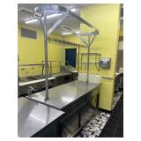 Stainless steel pot holder rack