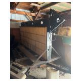 Letter sign on trailer