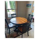 Amish built table 4 chairs Amish built table 4 chairs