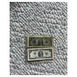 mini dollar bill and 2 dollar bill mini dollar bill and 2 dollar bill