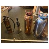 Vintage fire extinquishers