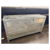 Mirrored 6-Drawer Dresser