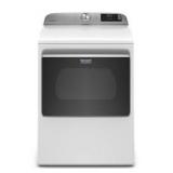 Maytag 7.4 cu ft Smart Capable Dryer, White