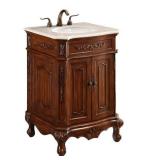 One Allium Way Brown Vanity Cabinet 2-Dr