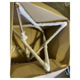 Very Cool Geometric Walnut Table Base