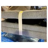 Gray / Black Speckled Storage Ottoman