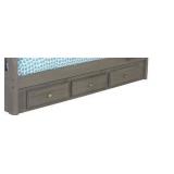 3-Drawer Underbed Storage in Charcoal