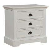 Winners Only 3-Drawer Nightstand in White