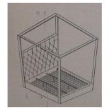 Meridian Furniture Porter Grey King Headboard/Slat