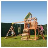 Sportspower Pine Hill Wooden Swing Set