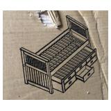 Bel Furniture Bed Headboard, Footboard & Slats