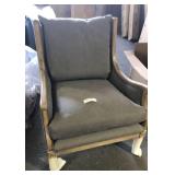 Pangea Home Rustique Warren Chair in Frost Gray