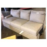 Gray Sofa w/Single Armrest (Portion of Sectional)