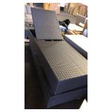 Pair of Outdoor Chaise Loungers