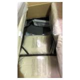 Brown Wicker Coffee Table & Misc. Cushions