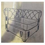 Alton Upholstered Corner Piece of Sectional Couch